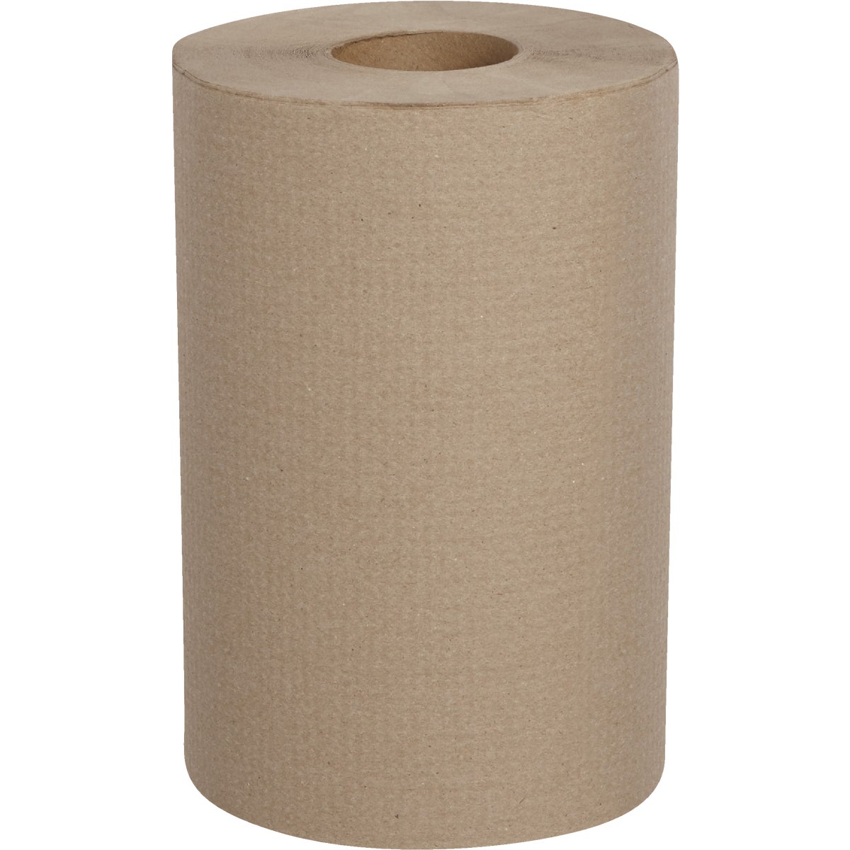 Item 631345, Hardwound 1-ply roll paper towels without perforations.