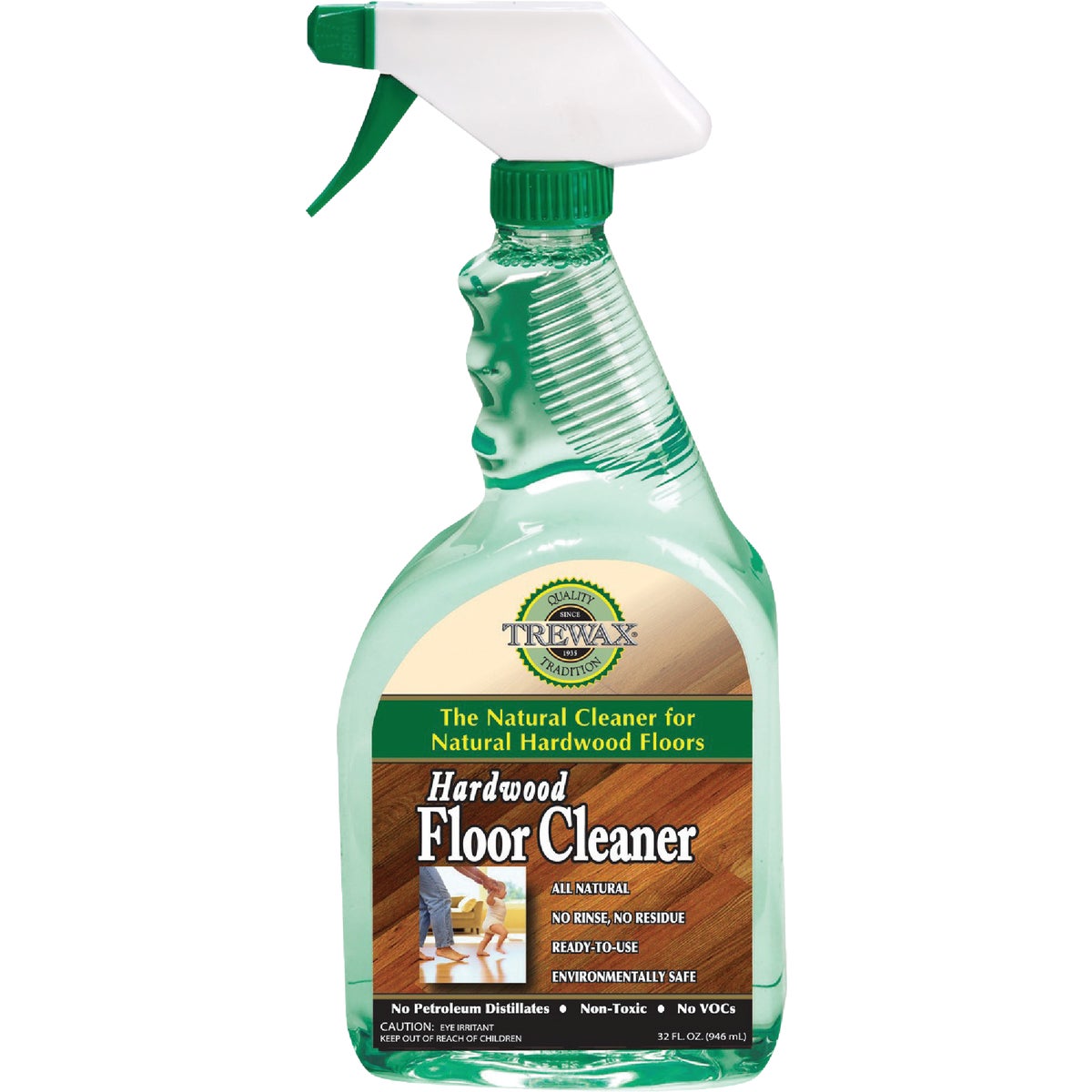 Item 631515, The natural cleaner for hard wood floors. Trigger spray bottle.