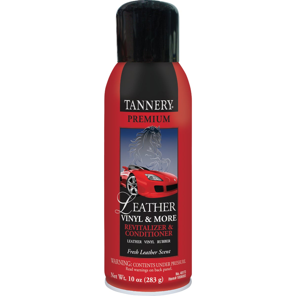 Item 632097, Aerosol formula cleans, conditions, protects, and preserves leather, vinyl 