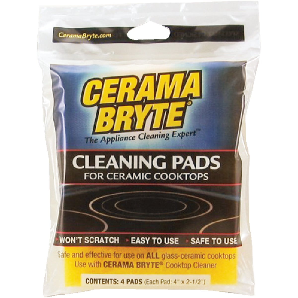 Item 632818, A safe and effective cleaning pad for use on all ceramic cooktops.