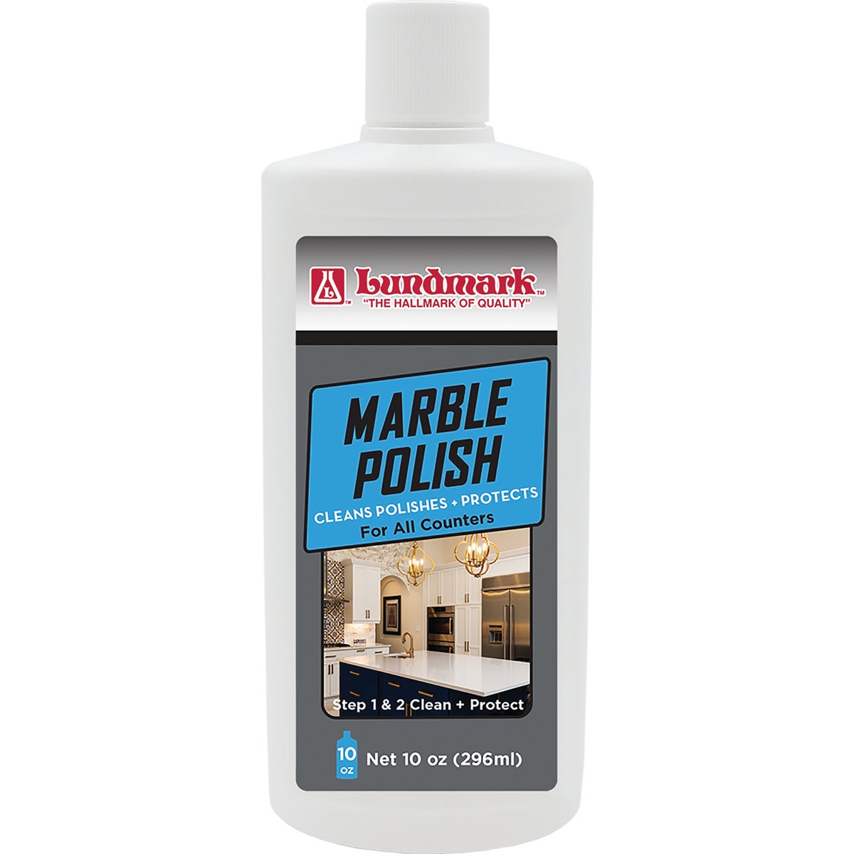 Item 632848, Cleans, polishes, and protects. Developed especially for marble.