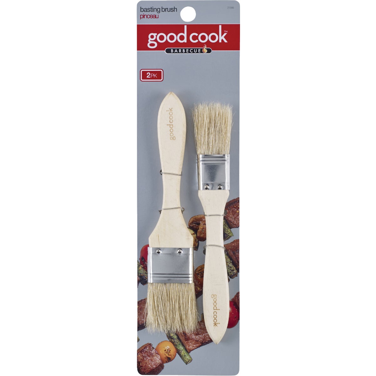 Item 636935, Pastry/basting brush has a natural wood handle and durable bristles.