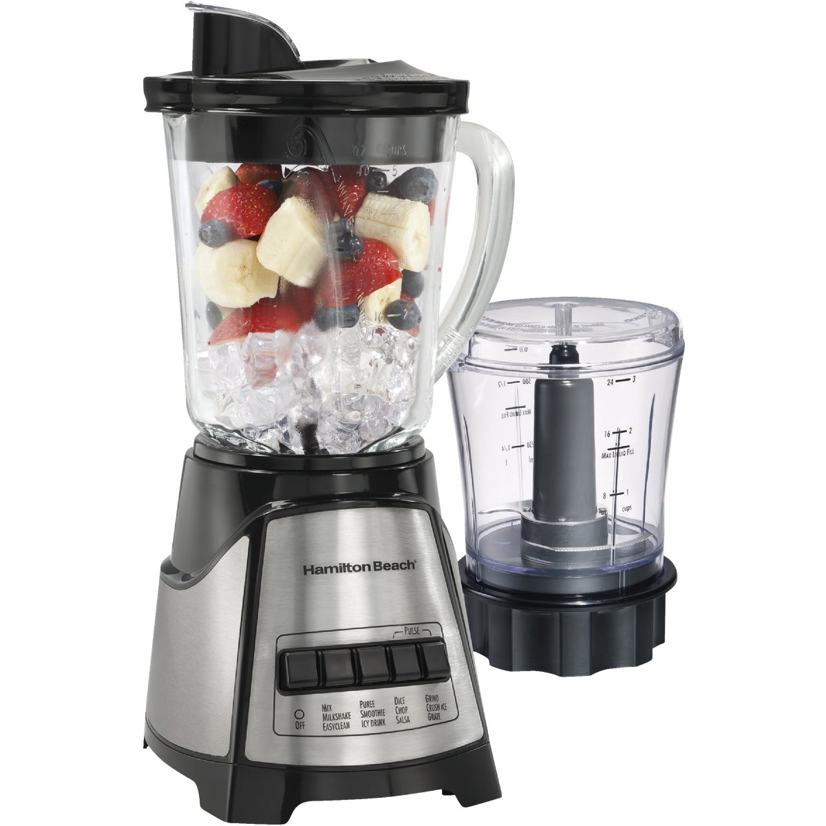 Item 650231, 2 appliances in 1. Blender with 5-cup glass jar.