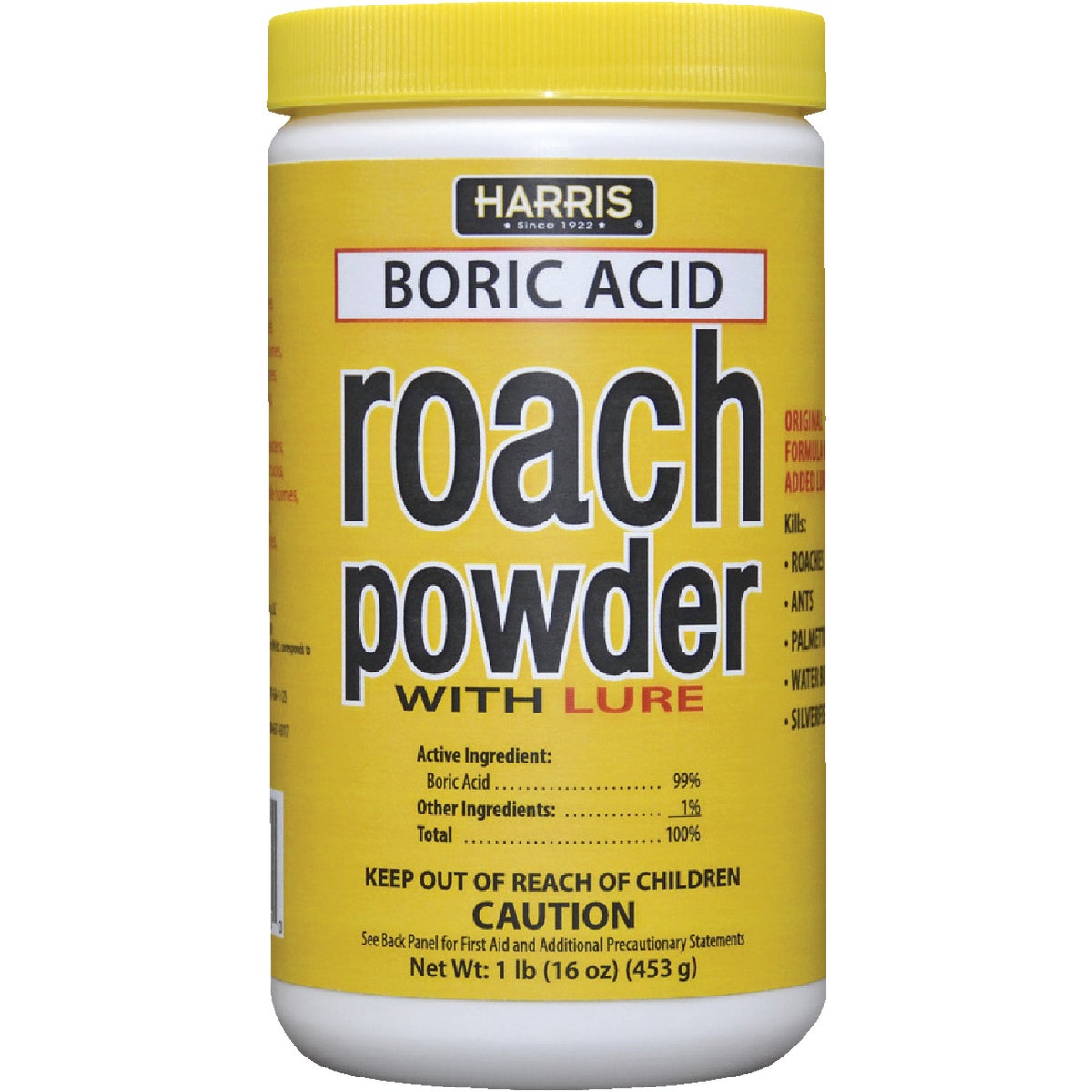 Item 700010, Boric acid roach killer with lure.