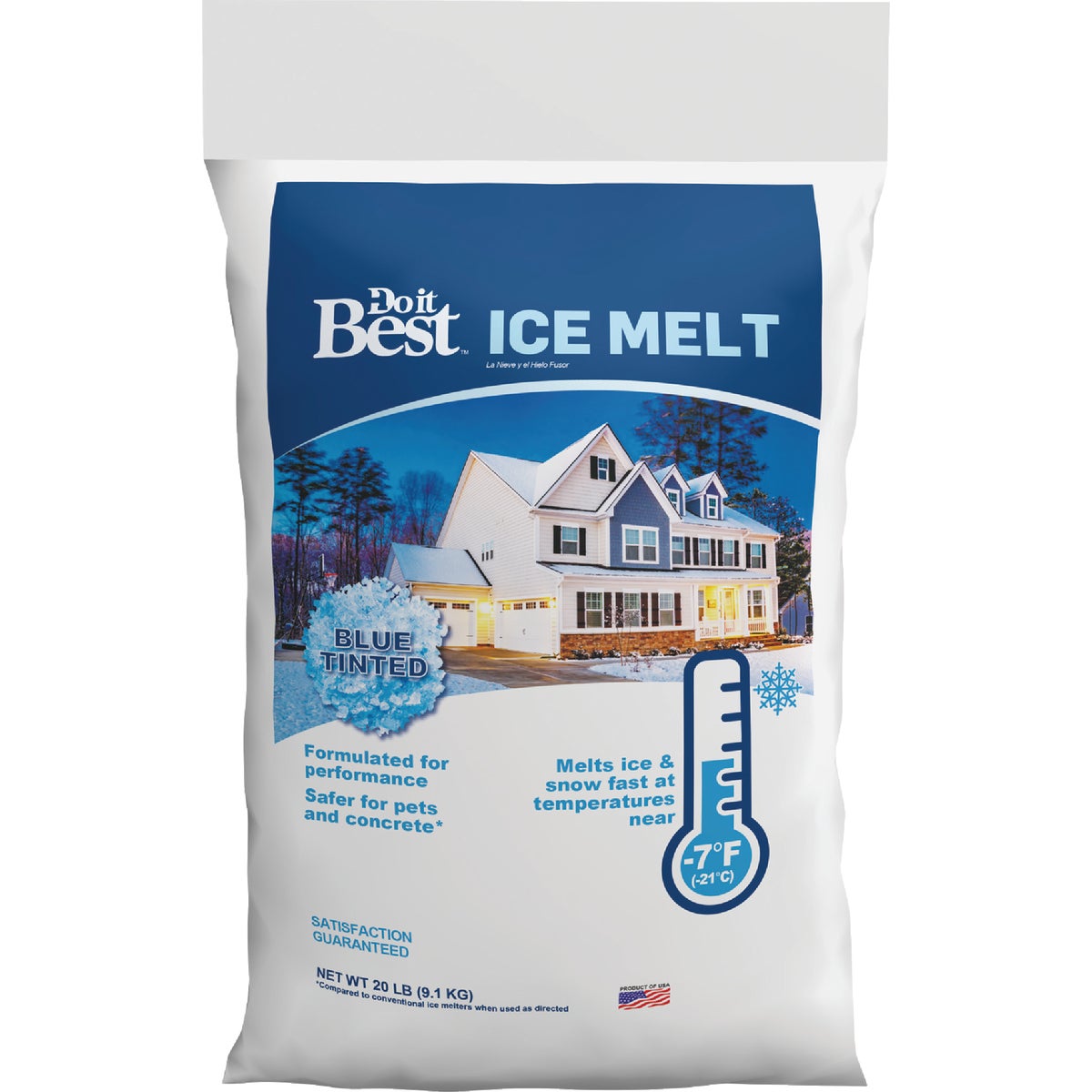 Item 700024, Ice melt ideal for de-icing driveways, sidewalks, steps, and parking lots.