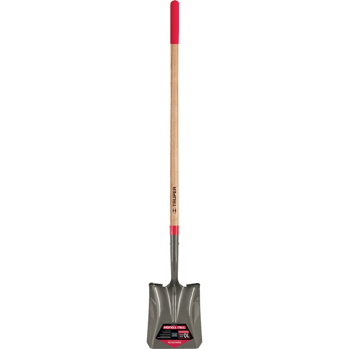 Item 700384, Tru Tough long handle square point shovel features: extended step, 48 In 