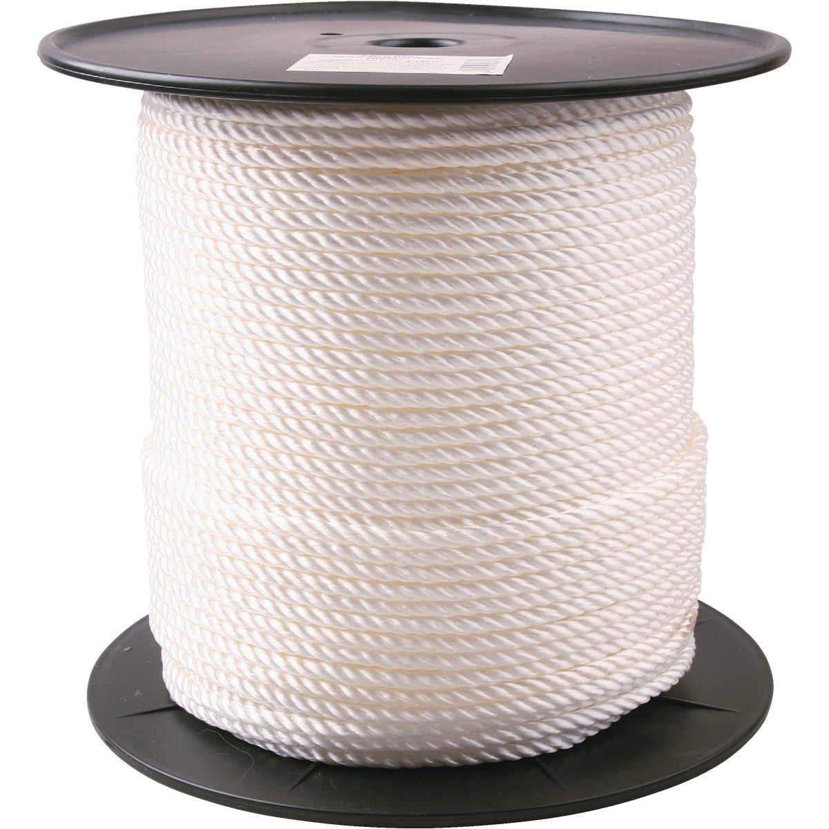 Item 700487, Twisted nylon rope made with super strength nylon, providing a long life.