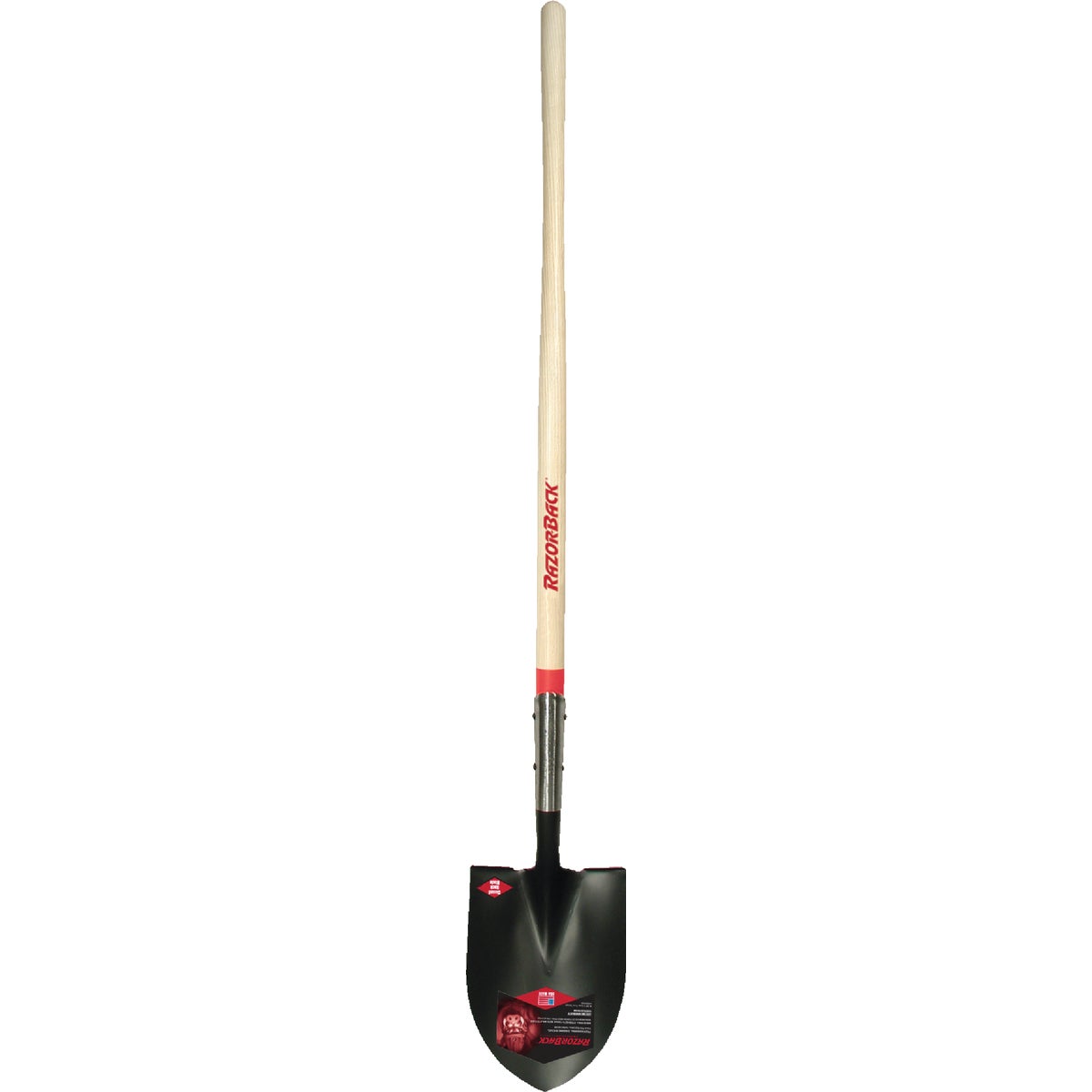 Item 700584, Dig in hard, rocky soil with heavy-duty closed back, #2 steel blade.