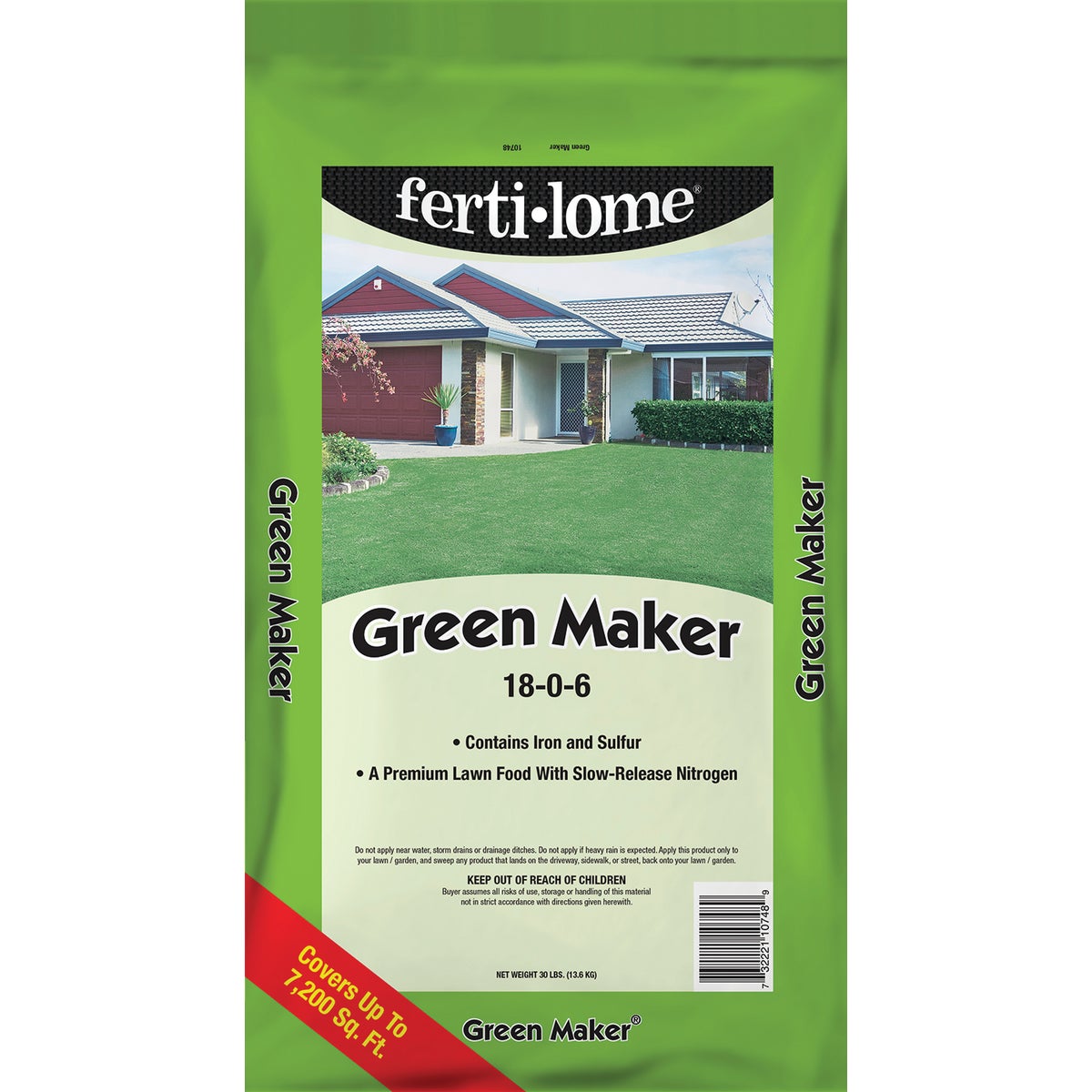 Item 700629, A premium lawn food specially formulated for alkaline soils.