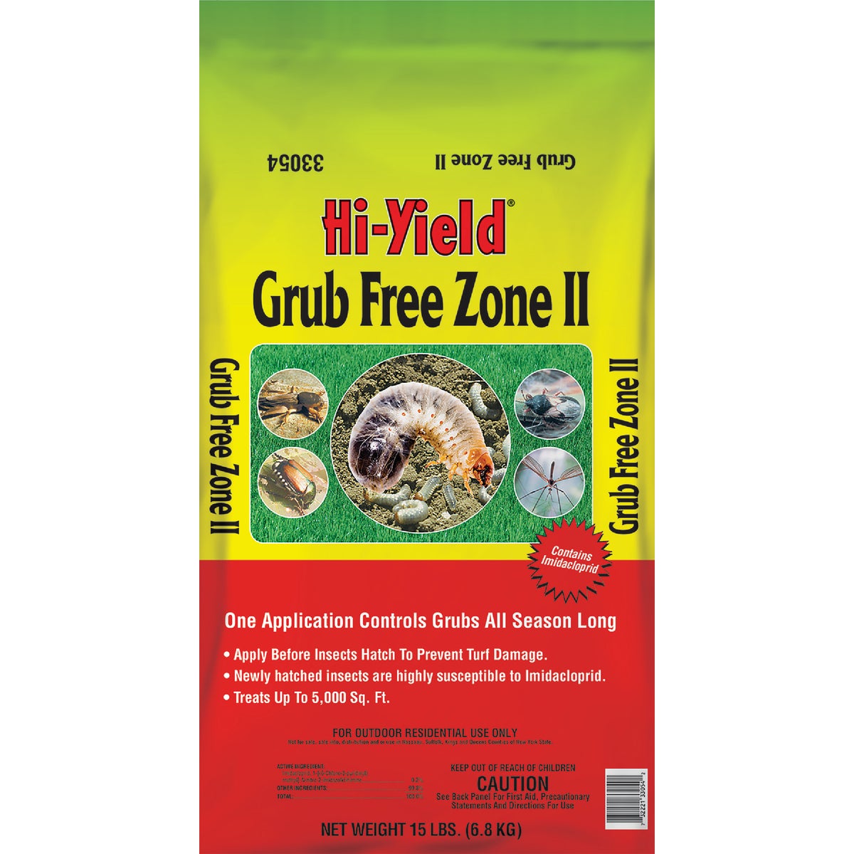 Item 700727, For control of white grubs and mole crickets.