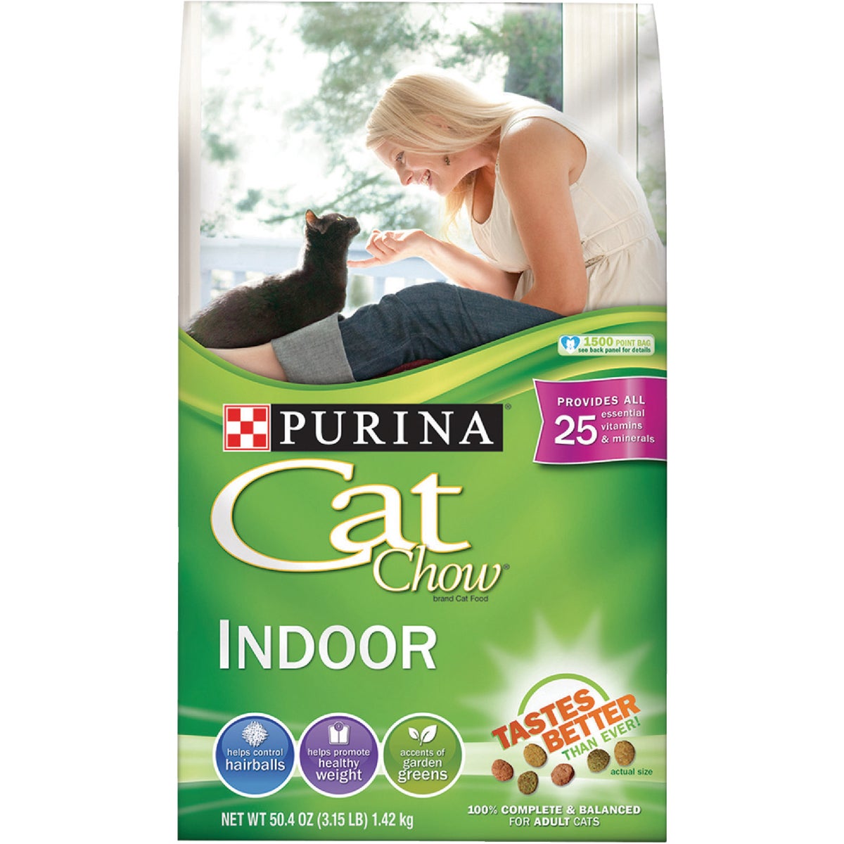 Item 701273, Purina Cat Chow indoor formula for adult cats.