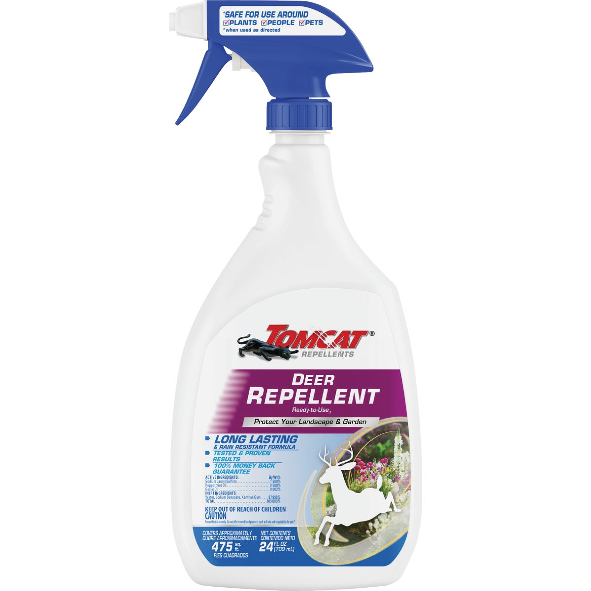 Item 701274, No stink formula deer repellent ideal for protecting gardens and 