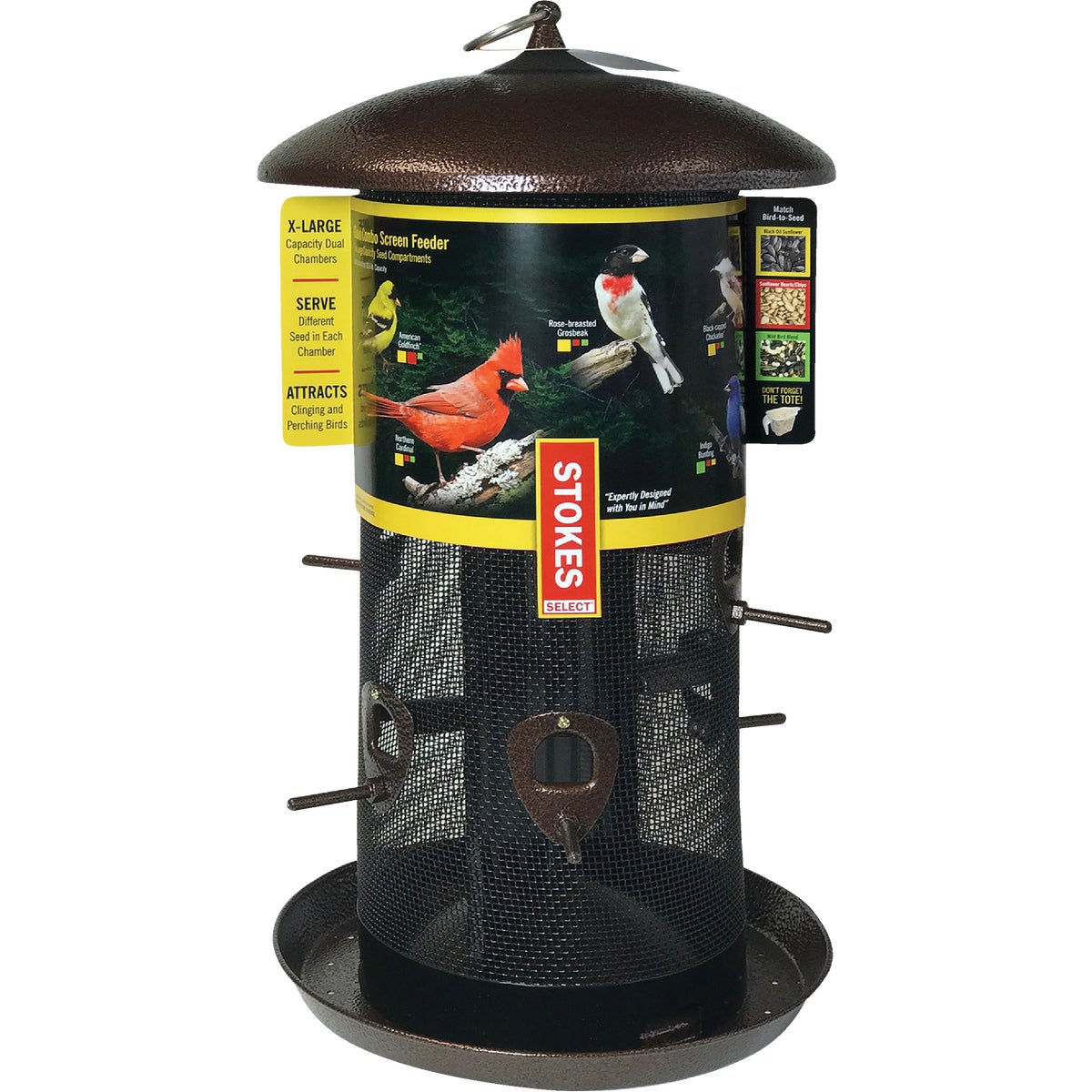 Item 701278, The giant combo screen bird feeder attracts the widest variety of birds.