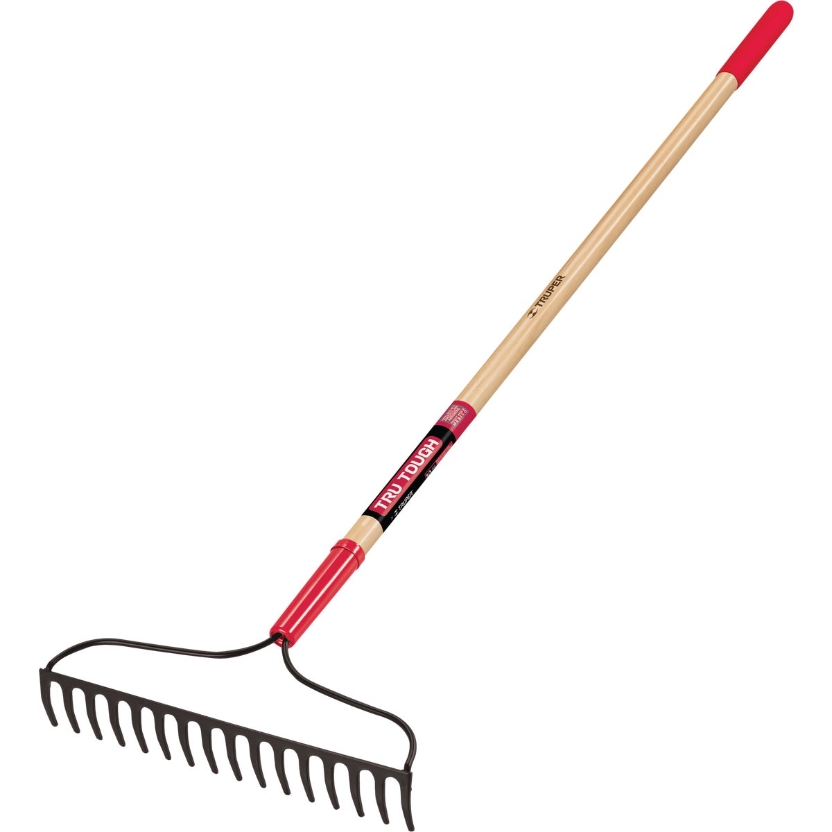 Item 701430, Tru Tough welded bow rake is designed to loosen and level soil.