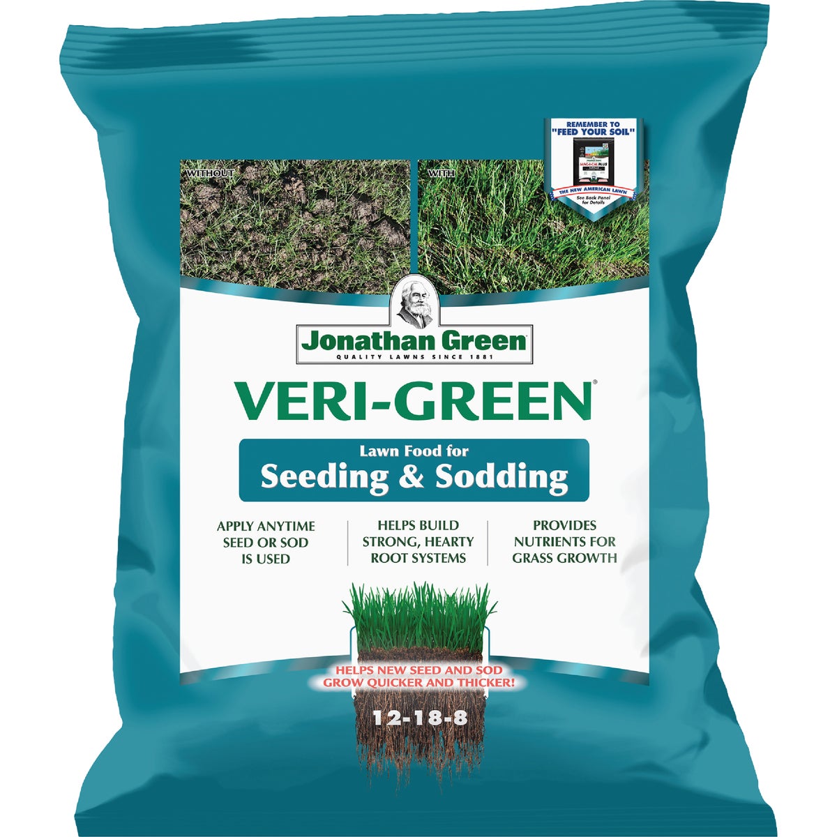 Item 701644, Starter fertilizer ideal for use when seeding, over-seeding or sodding.