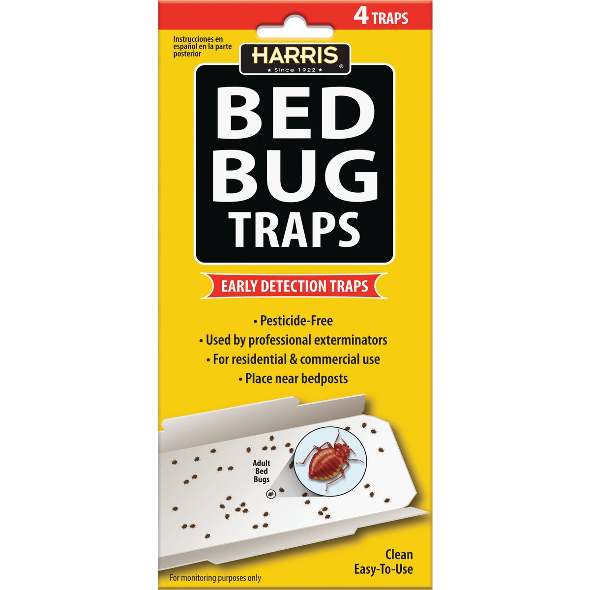 Item 701739, Natural, pesticide-free traps use 25 specially formulated lures that are 