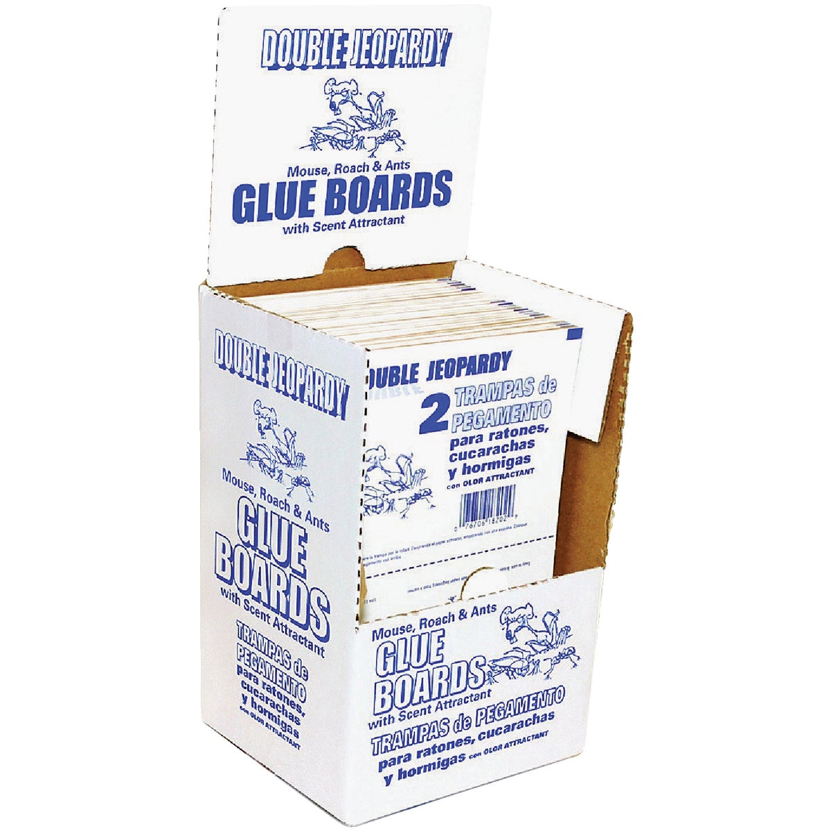 Item 701900, Disposable glue board for catching mice and insects.