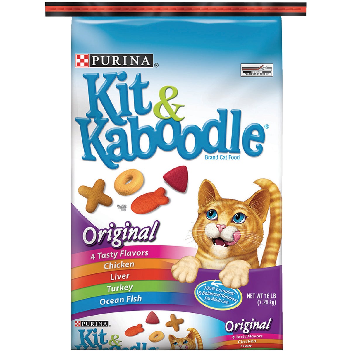 Item 701938, Purina Kit &amp; Kaboodle dry cat food provides 100% complete balanced 