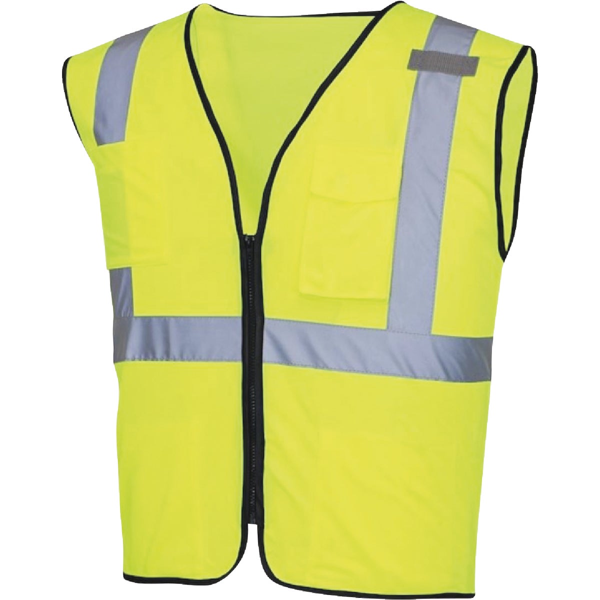 Item 701982, Hi visibility Class 2 Type R solid surveyors safety vest.