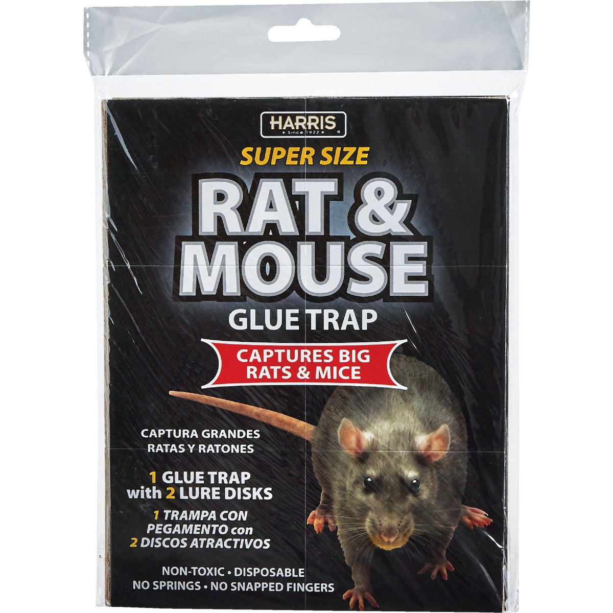 Item 702375, Super size rat &amp; mouse glue trap. Unfolds to 13.5 inches x 8.