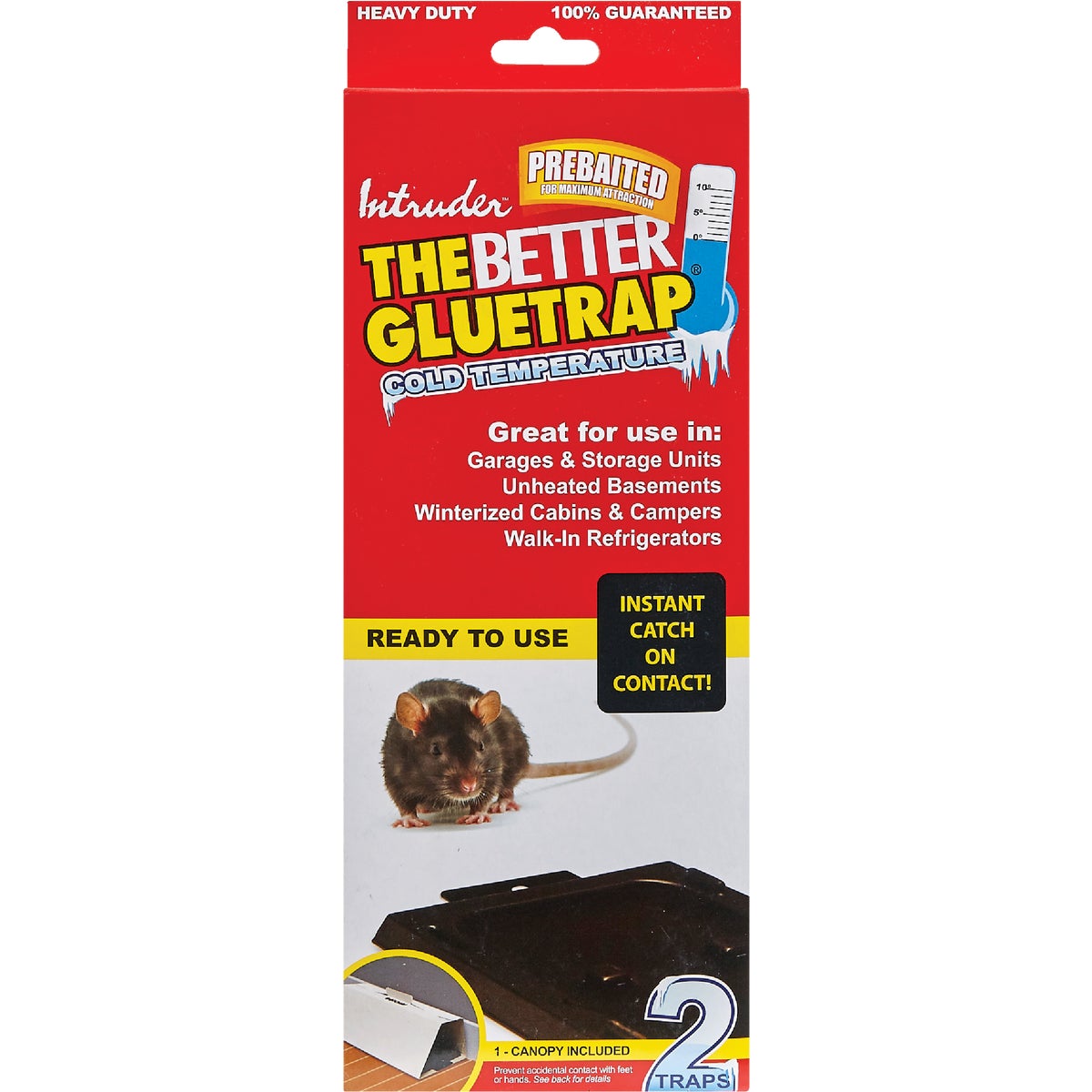 Item 702453, Specially formulated large rat, mouse and snake glue trap.