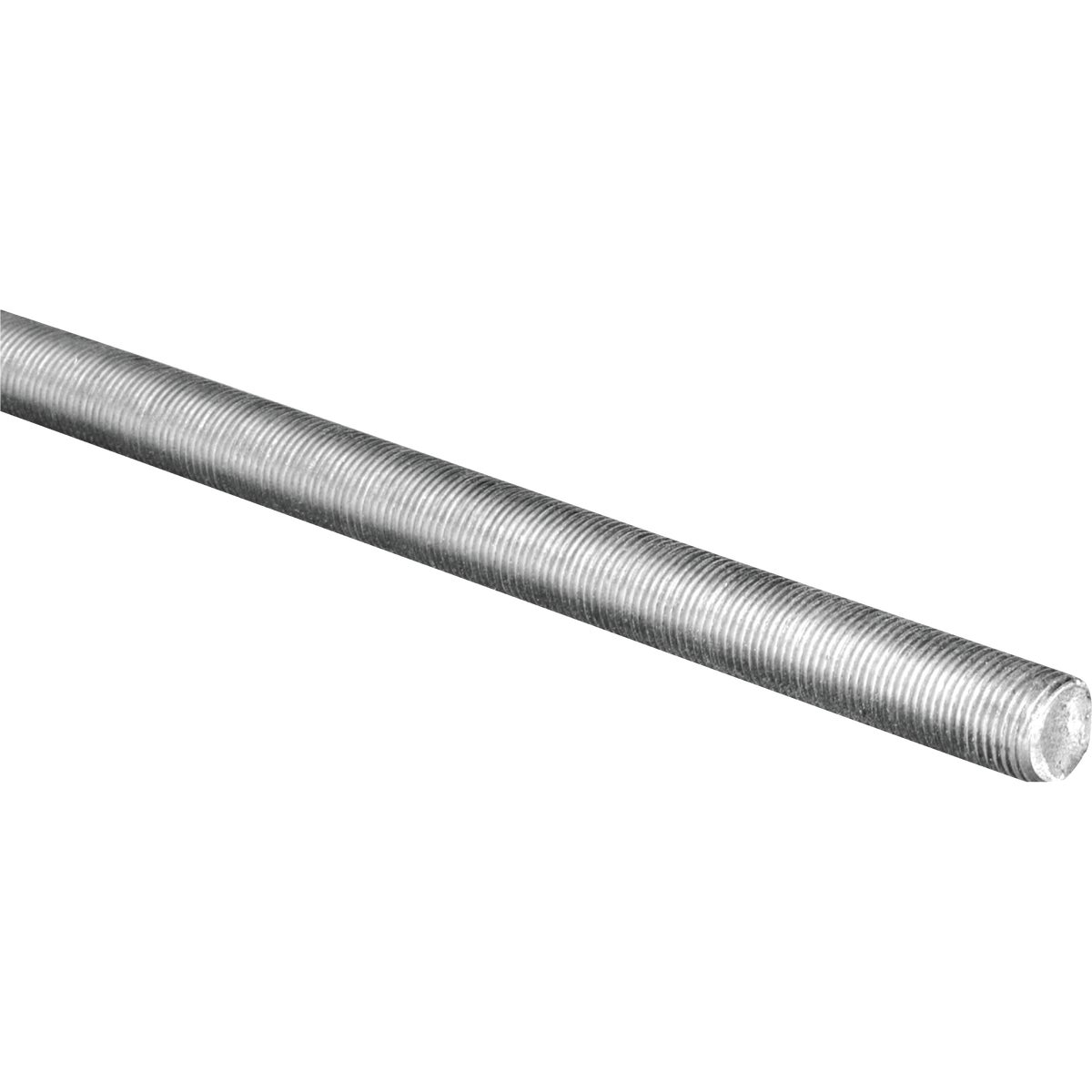 Item 702658, Hot dipped, galvanized threaded, course rod.