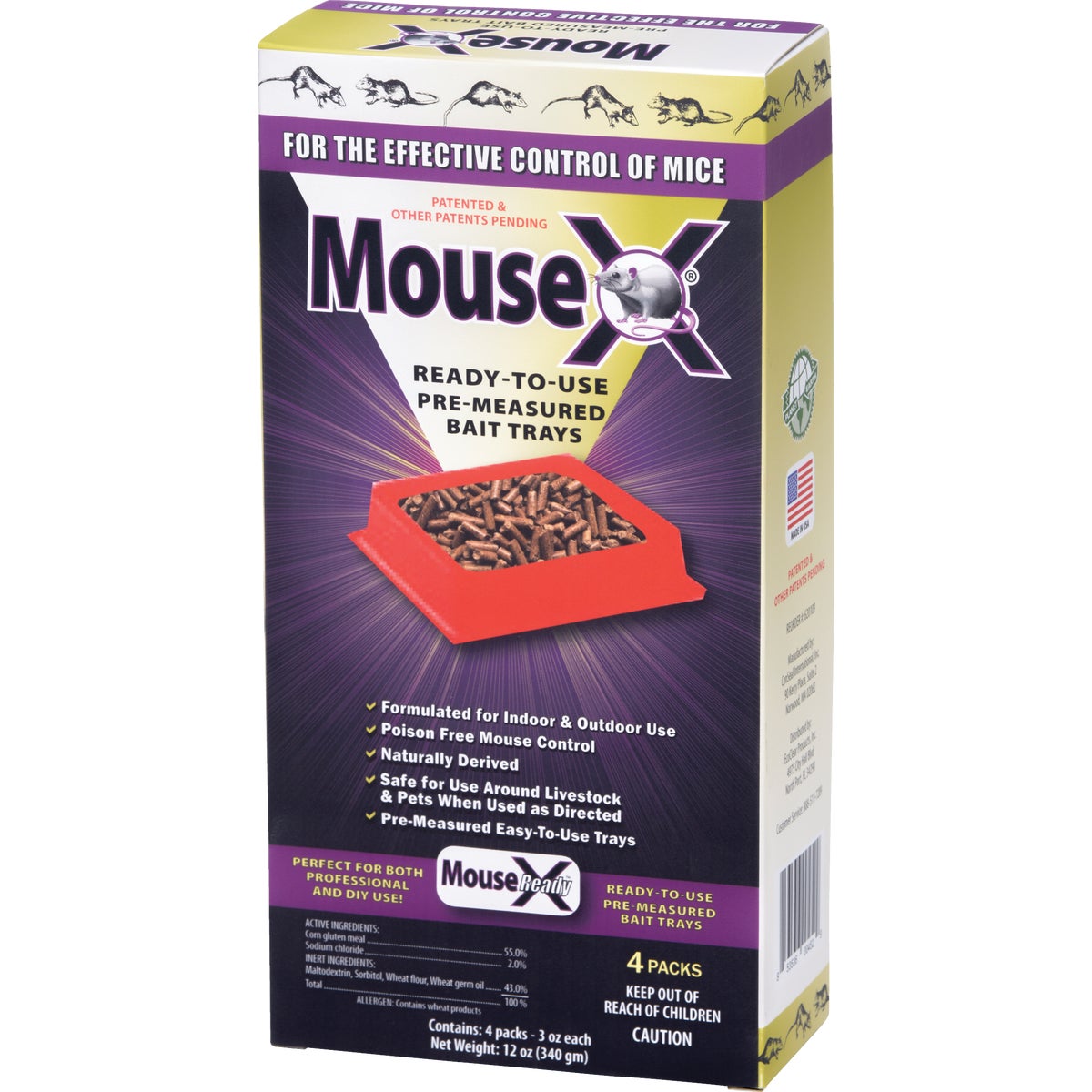 Item 702904, MouseX Ready Trays are a new way to effectively exterminate mice and rats 