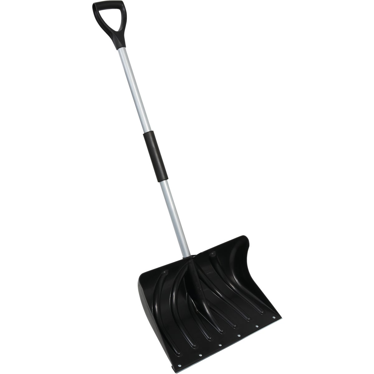 Item 702932, The 20" Poly Snow Shovel combines durability and comfort, featuring a 