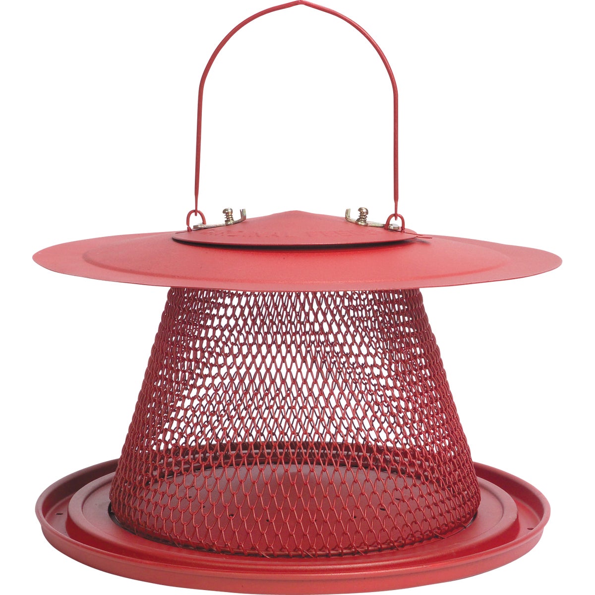 Item 703078, All metal mesh feeder provides a large feeding area for clinging and 