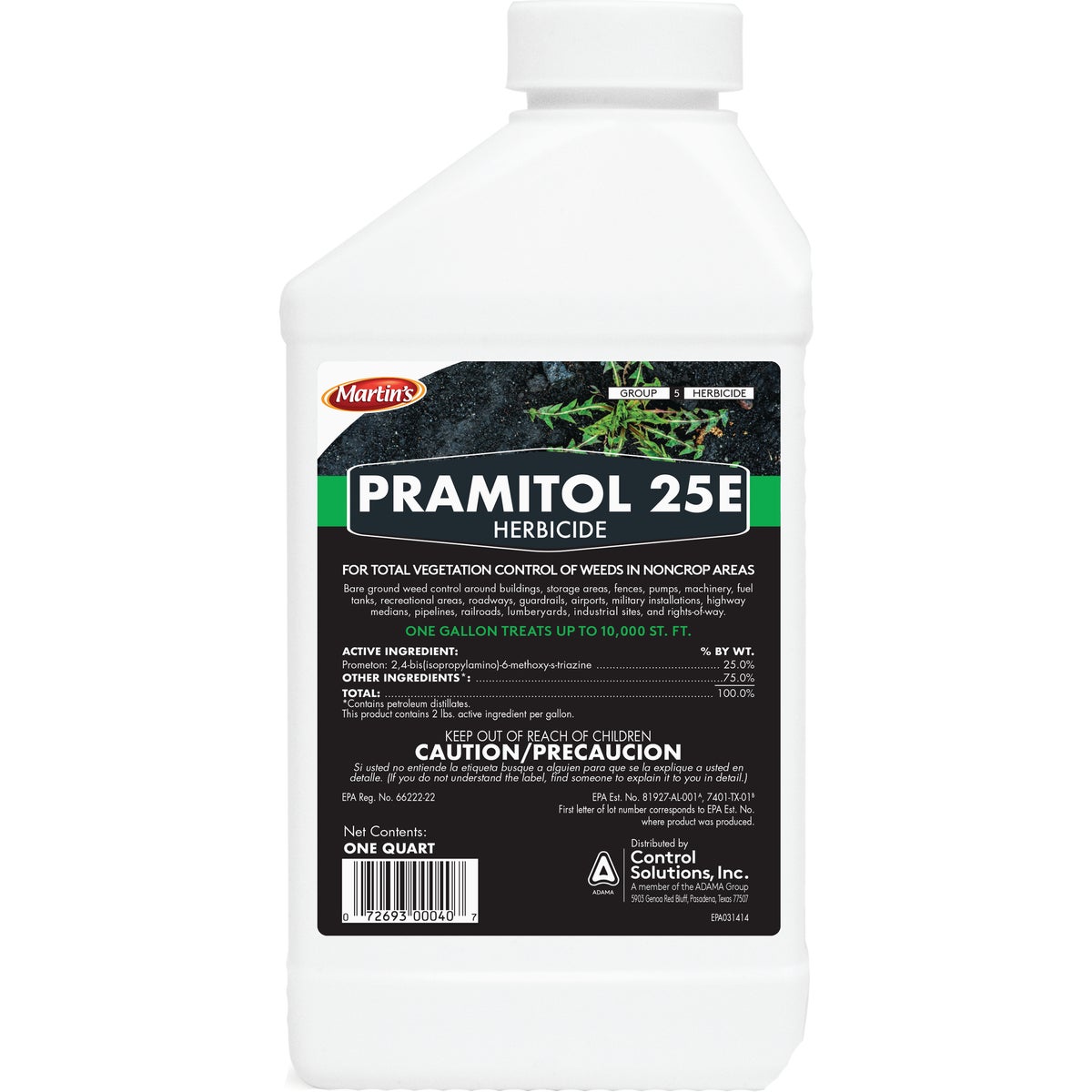 Item 703137, Pramitol 25E bare ground herbicide.