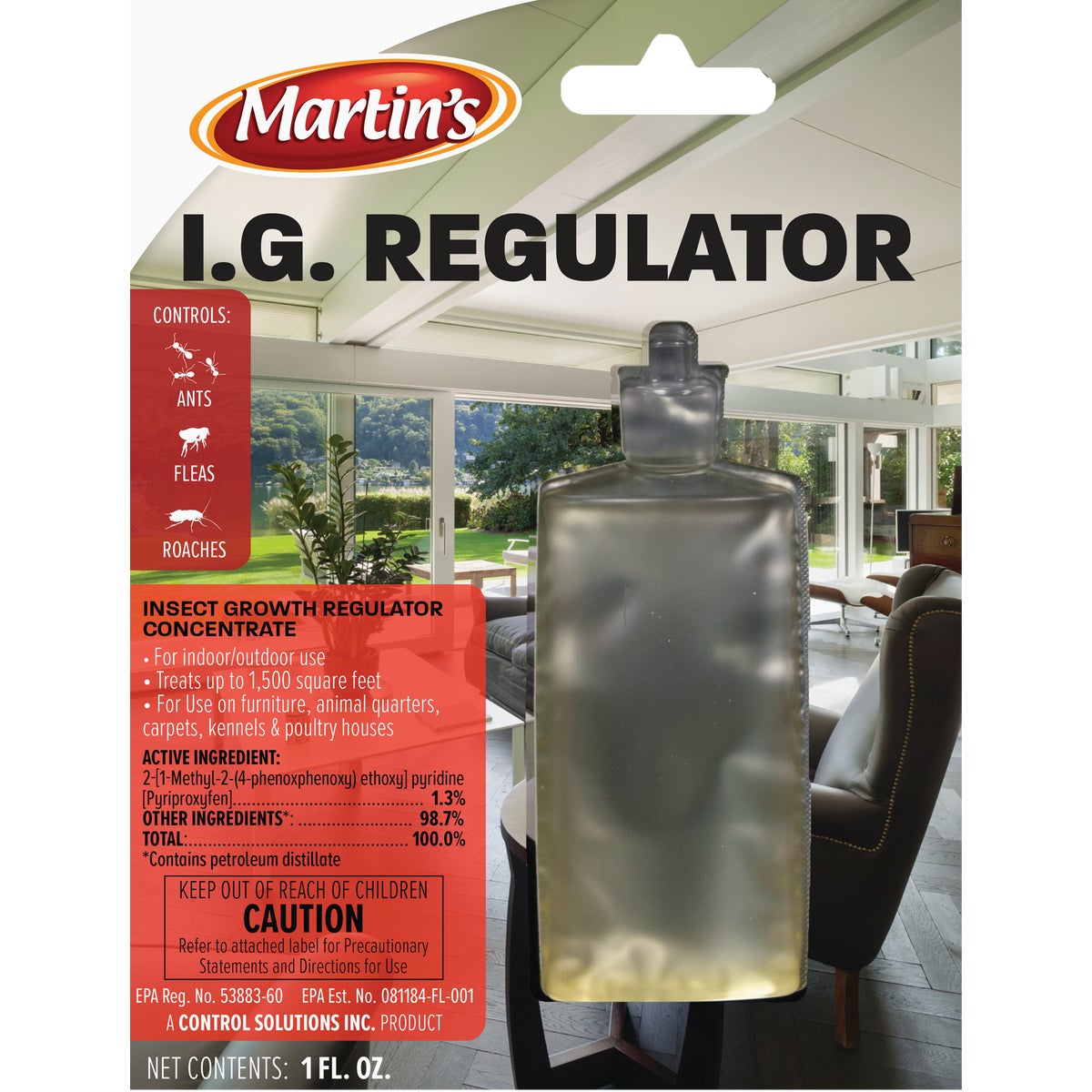 Item 703300, Insect growth regulator inhibits reinfestation of fleas for up to 7 months