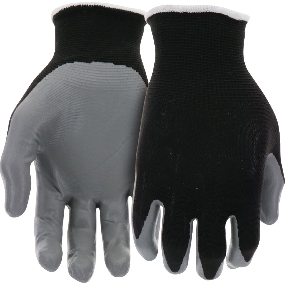 Item 703457, Durable nitrile coated nylon gloves.