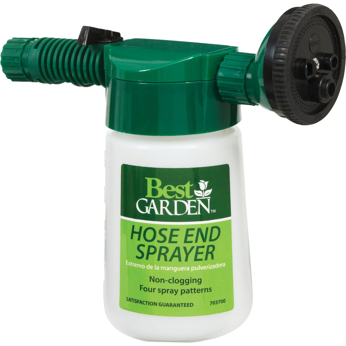 Item 703700, Dry hose end sprayer is for dry, water-soluble fertilizers.