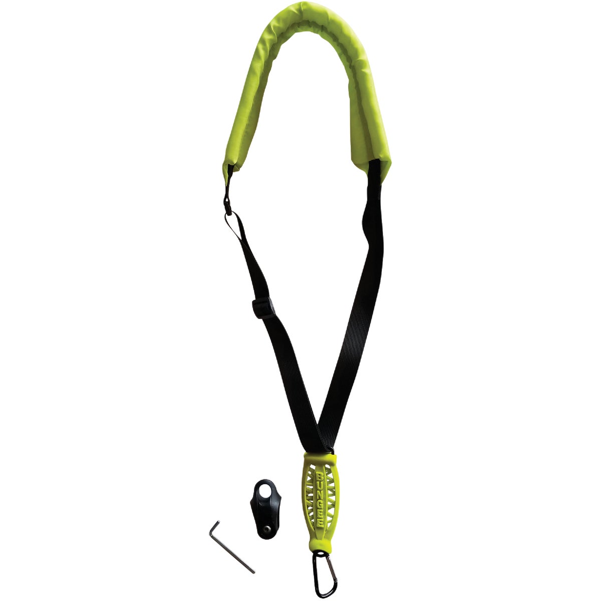 Item 703740, Zero-gravity trimmer strap uses Bungee Pro-X technology to absorb the 