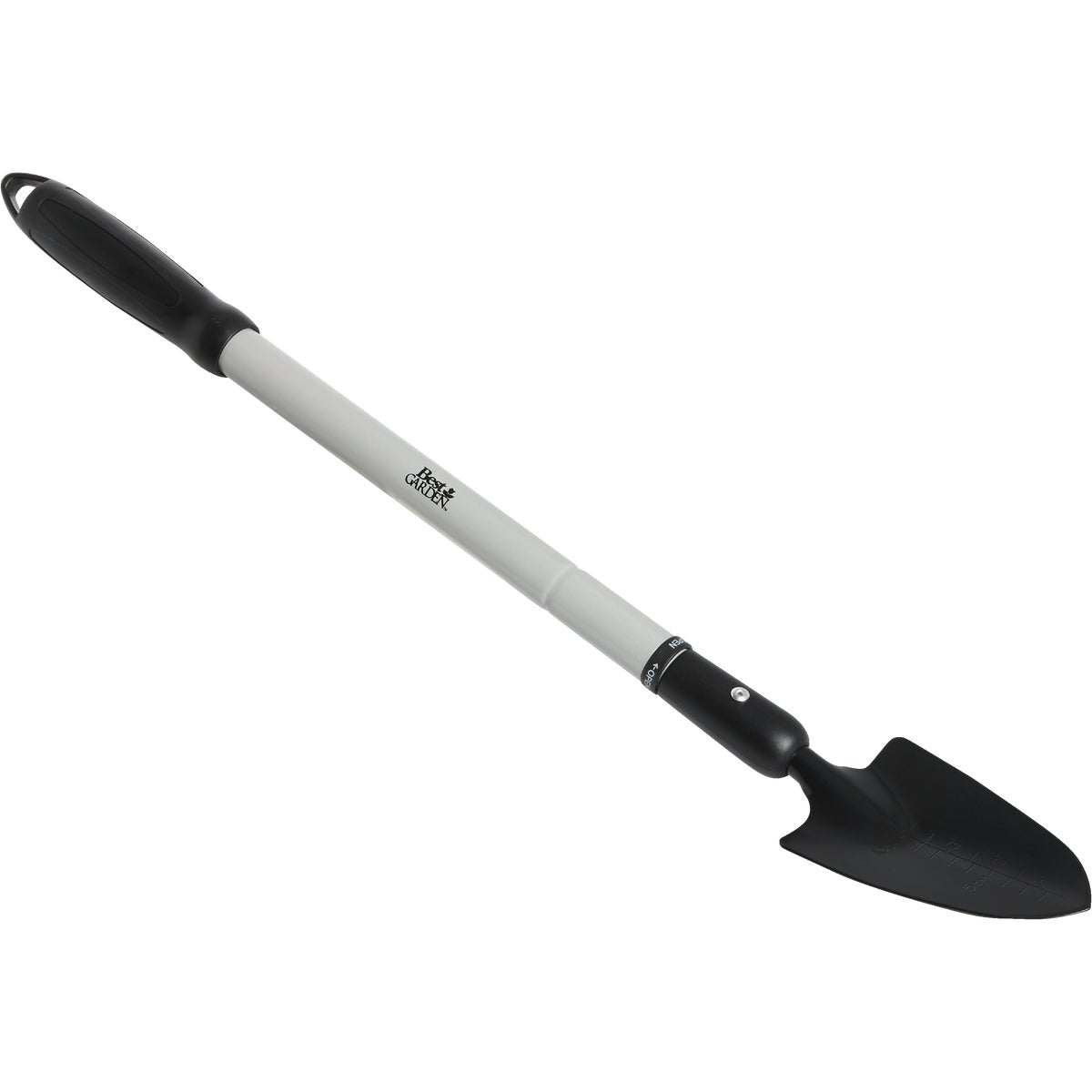 Item 703881, Extendable trowel has a lightweight steel handle that extends from 18" to 