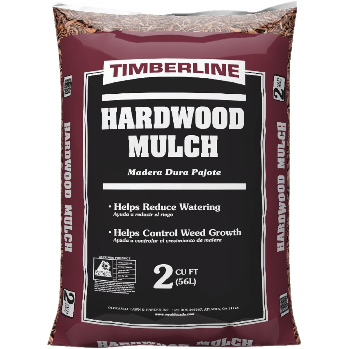 Item 703895, Hardwood mulch ideal to add beautiful color to any outdoor area.