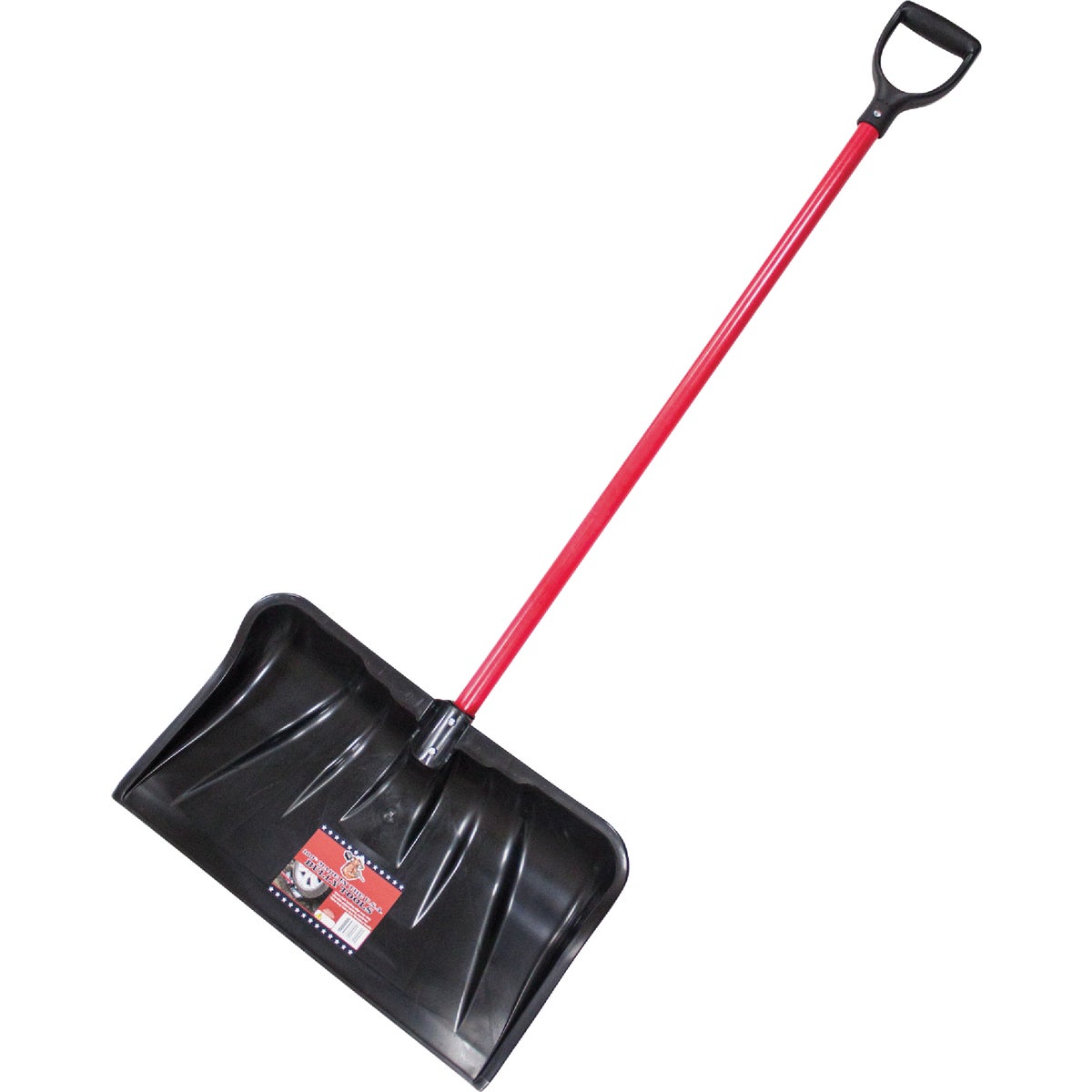 Item 704061, The Bully Tools 22 Combination Snow Shovel / Pusher with Fiberglass Handle 