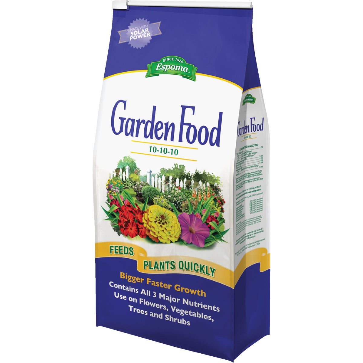 Item 704219, Plant food that feeds plants quickly with a synthetic blend for fast 