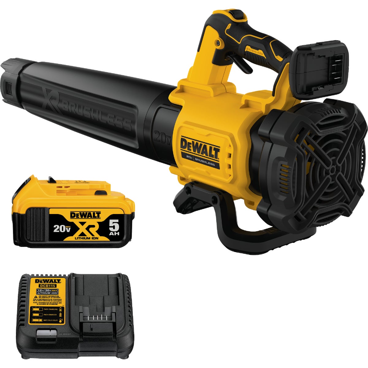 Item 704354, The 20V MAX Brushless Handheld Blower provides the ability to clear debris 