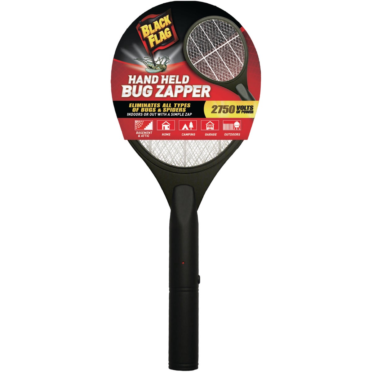 Item 704783, Racket-style handheld bug zapper puts the fun in bug control.