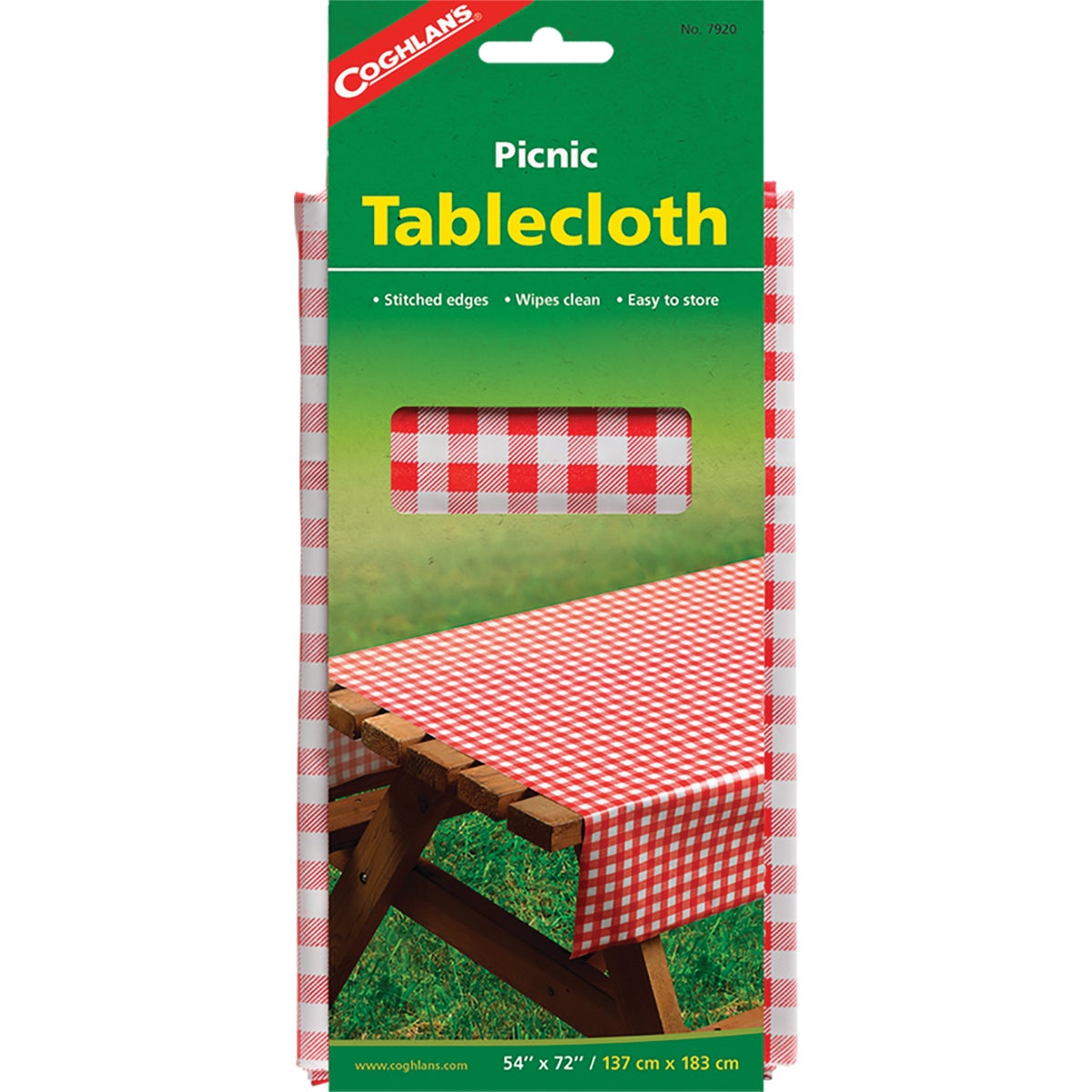 Item 705021, Outdoor picnic tablecloth.