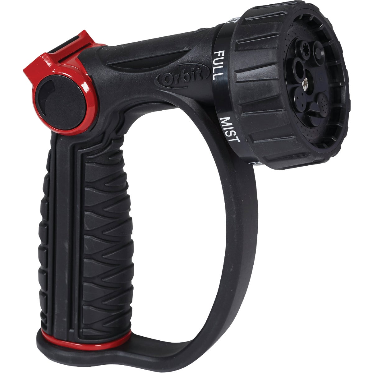 Item 705244, Thumb control, adjustable 7-pattern, D-grip nozzle.