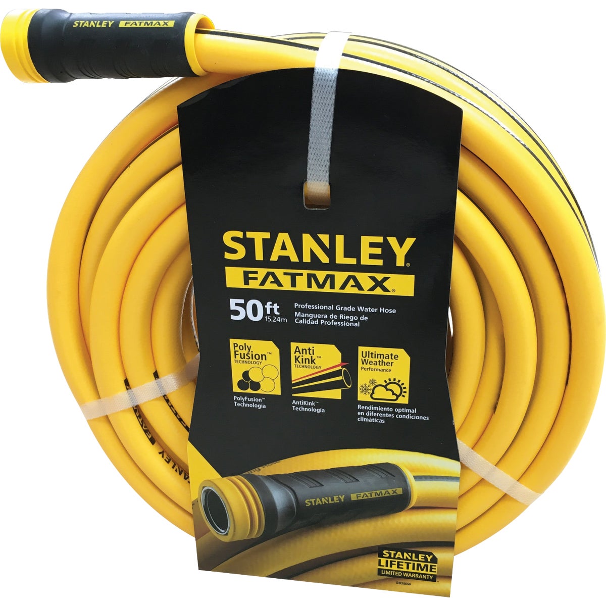 Item 705294, FatMax polyfusion technology professional grade hose.