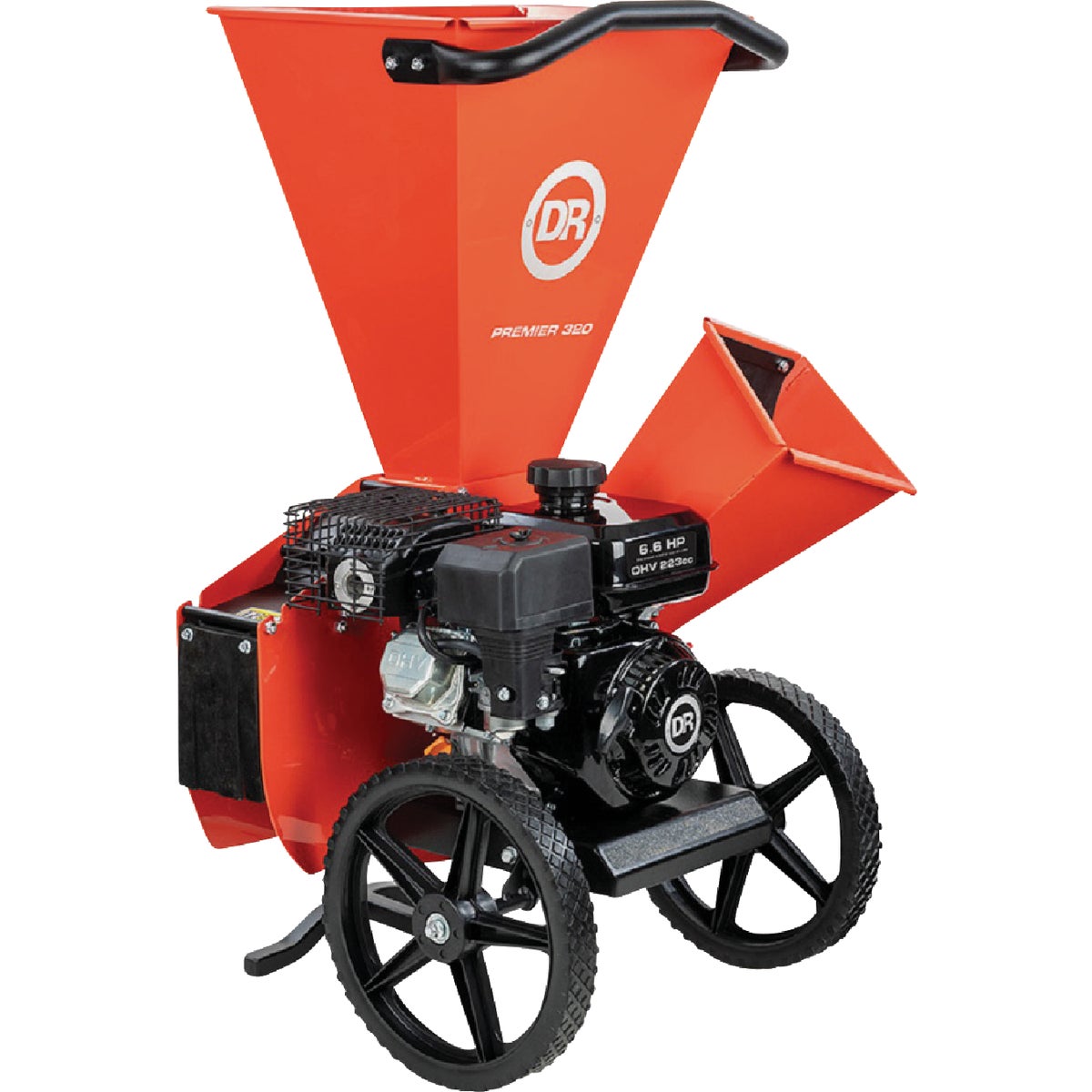 Item 705380, Chipper/shredder that is a sturdy and highly maneuverable workhorse.