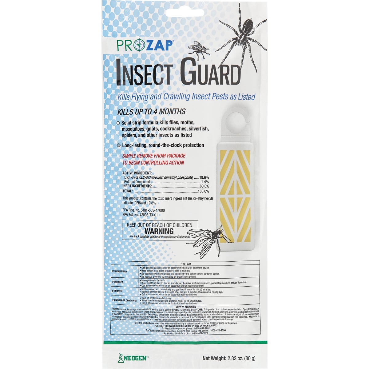 Item 705647, Easy to use, broad spectrum insect control against both flying insects and 