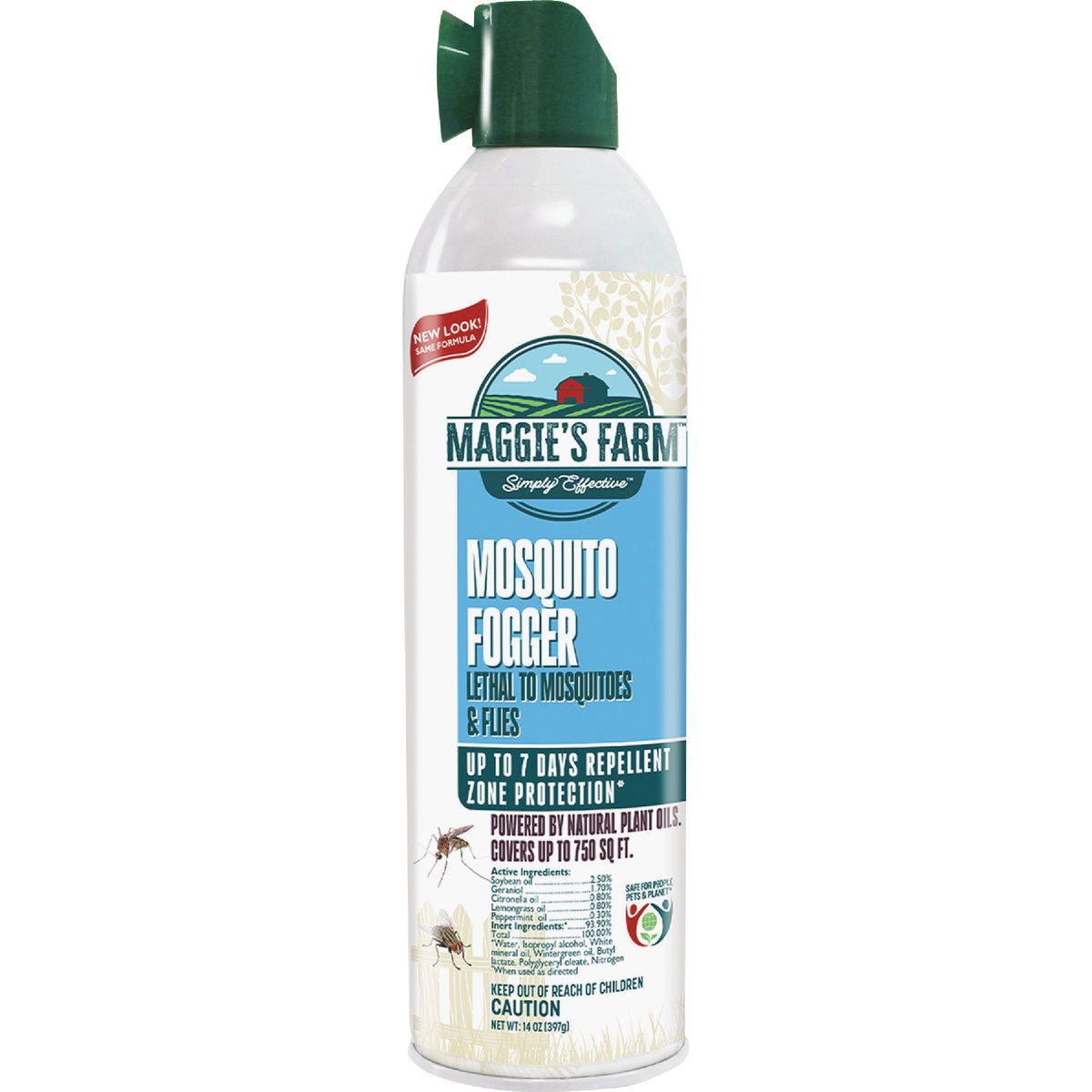 Item 705717, Kills and repels mosquitoes, flies, gnats, moths, and other flying insects