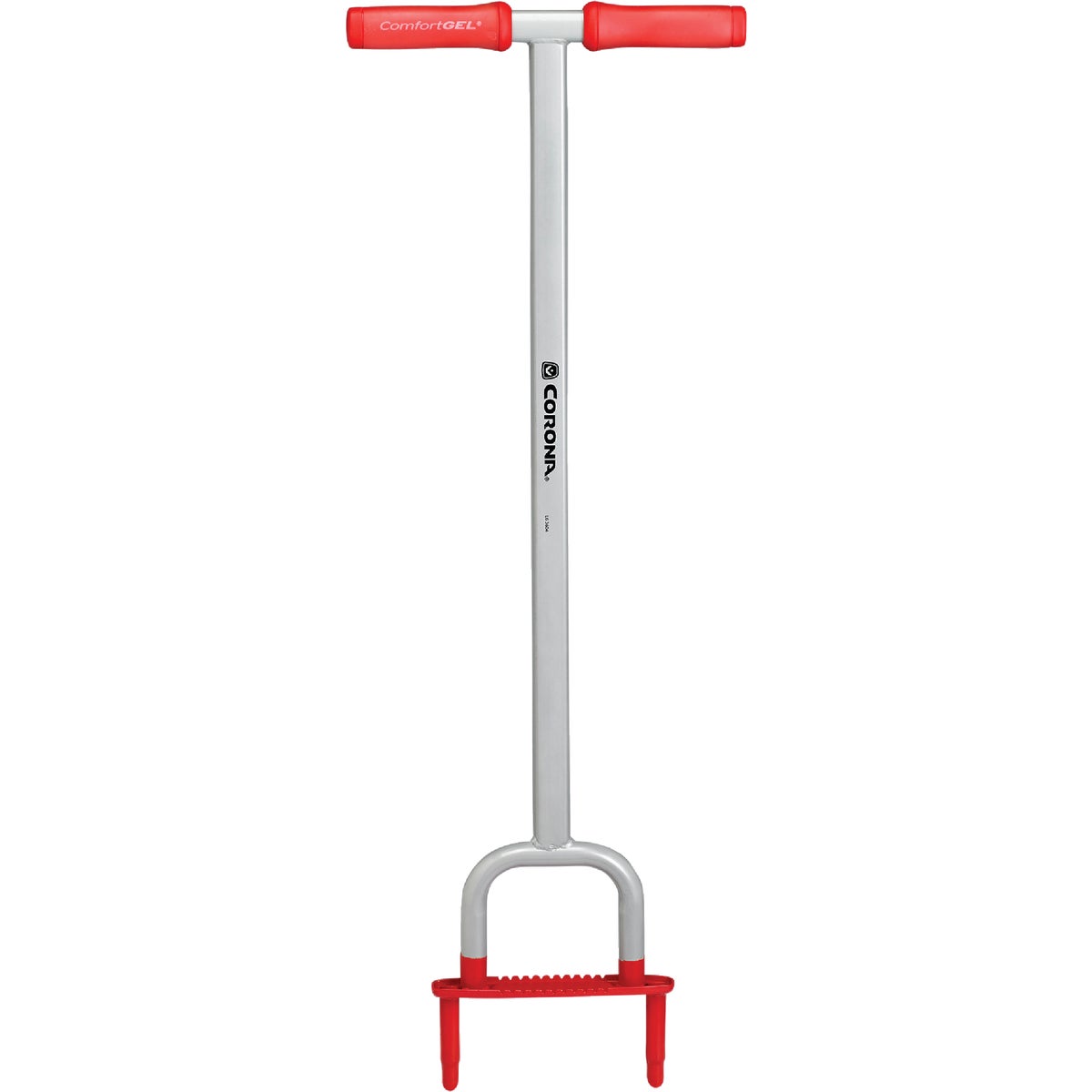 Item 705789, Lawn and soil aerator with ComfortGEL grips penetrates and breaks up grass 