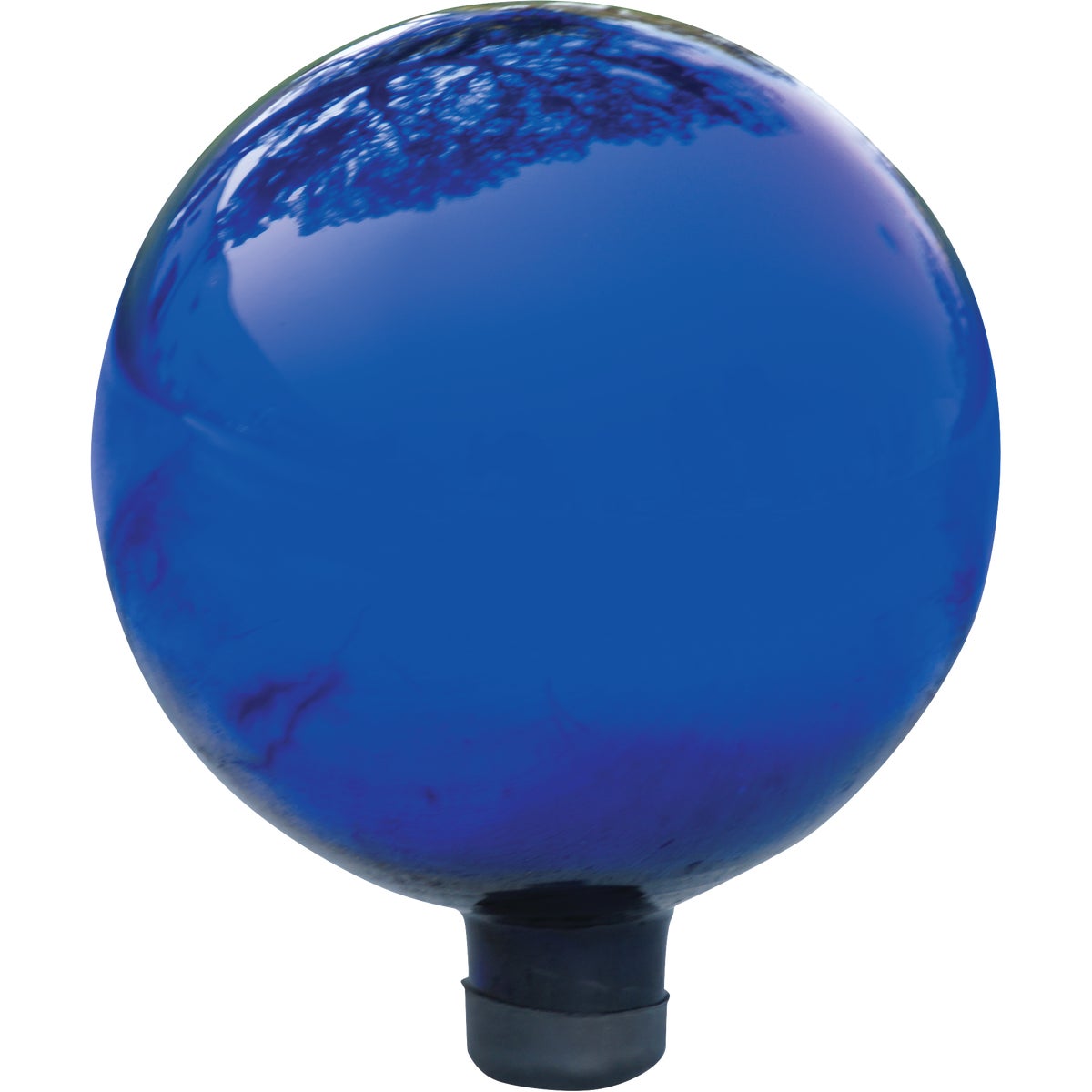 Item 705800, Glass gazing globe lawn ornament featuring a bright, electric color.