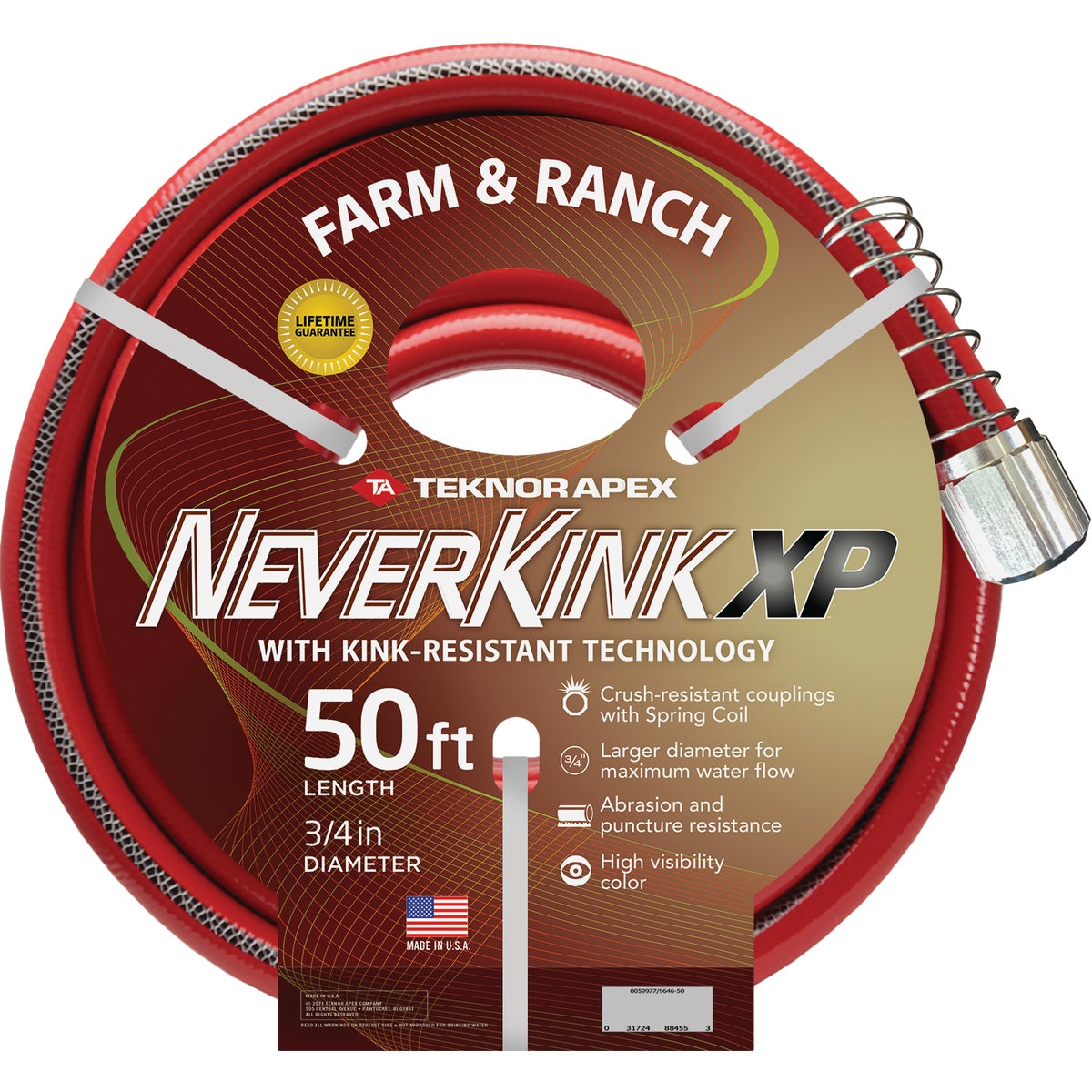 Item 705967, The Teknor Apex NeverKink XP Farm &amp; Ranch hose consists of the best 