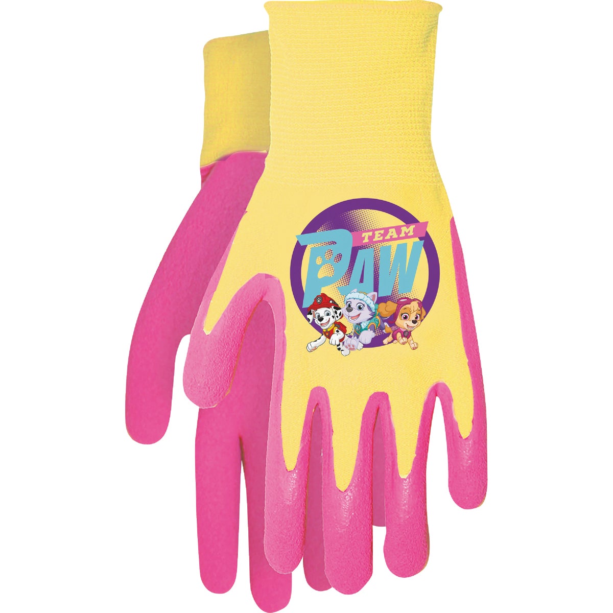 Item 706477, Garden glove made of 95% polyester, 5% spandex liner, and 100% latex 